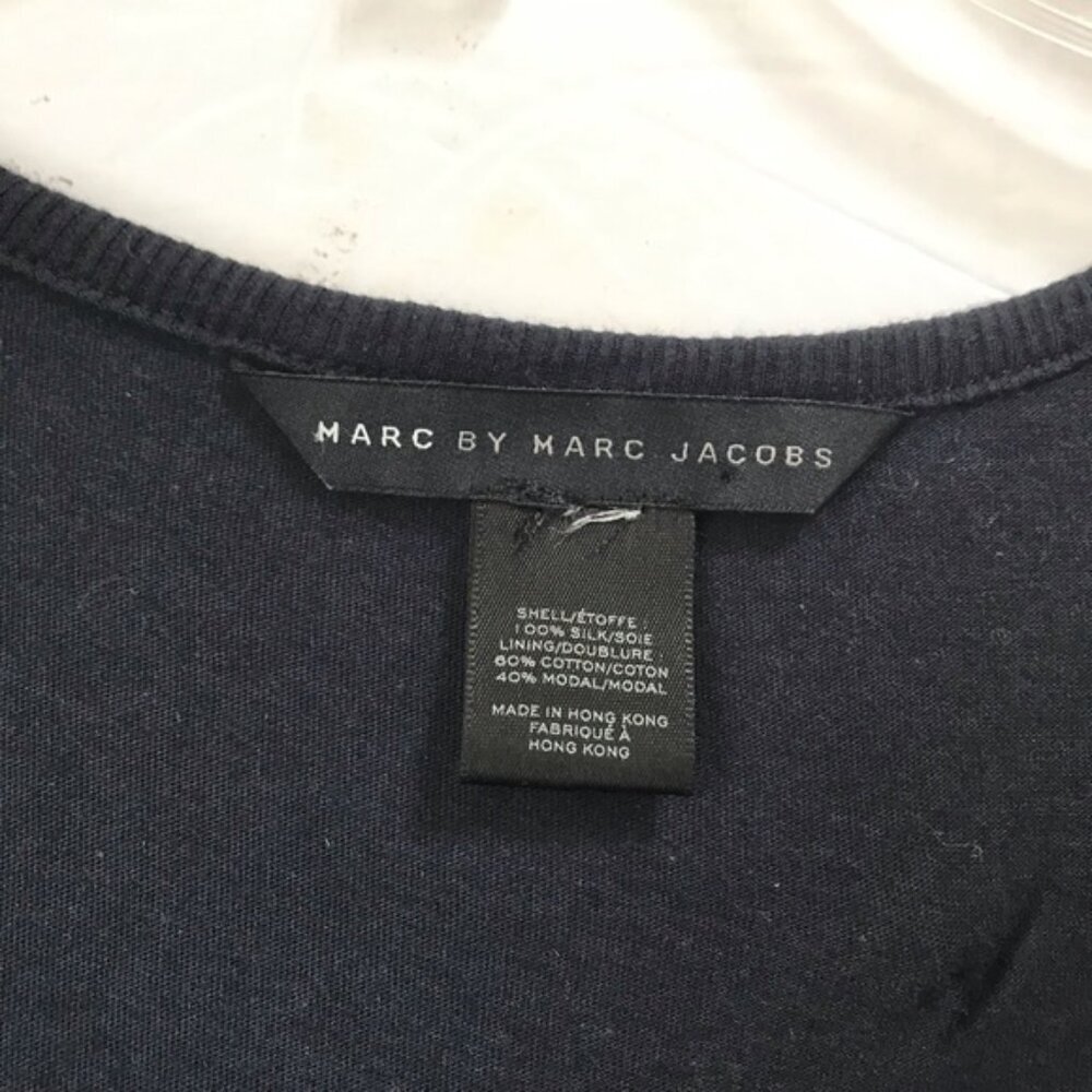 Marc Jacobs Silk Cotton Sleeveless Tunic Top Layer Flowy Minimalist Flowy Tank L - Picture 4 of 15